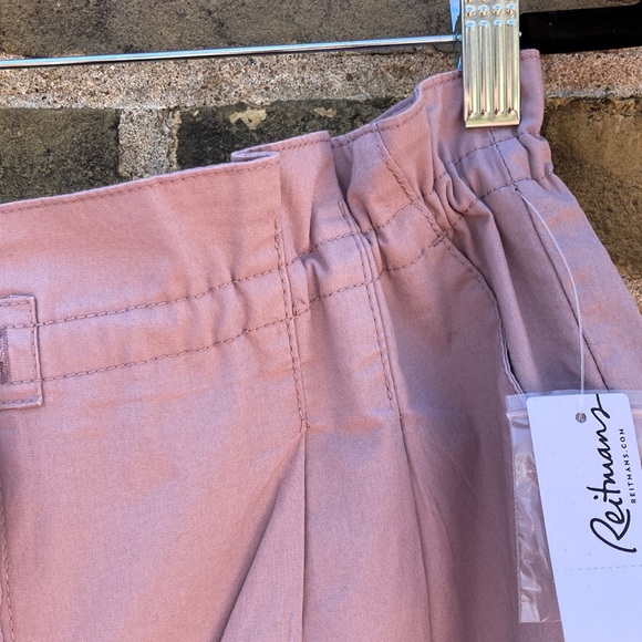 HP!💎 Reitmans, NWT Paper Bag Capri Pants, High Waisted, Lilac, Plus, 20, 22 - Picture 5 of 16